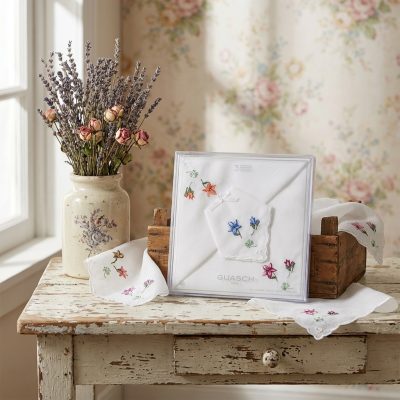 Pañuelo Guasch señora floral sencillo