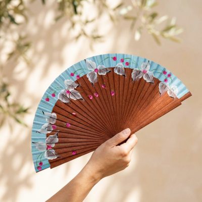 Abanico tradicional Dalí