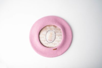 Elósegui beret in bubblegum pink