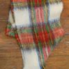 Ezcaray mohair tartan scarf