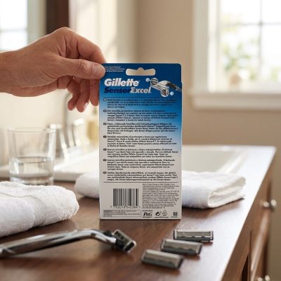 Gillette Sensor Excel Maquinilla de Afeitar + Recambios