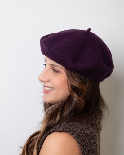 Boina Elósegui lana violeta