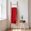 Manta mohair roja Ezcaray