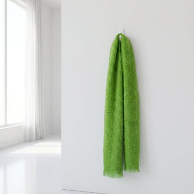 Foulard mohair verde
