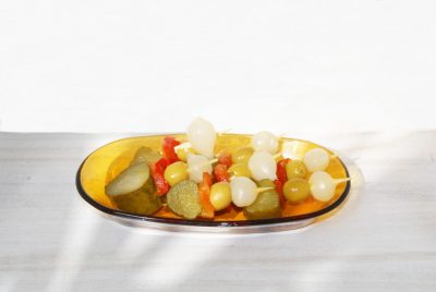 Duralex amber tray