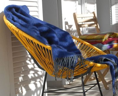 Ezcaray mohair and wool blanket