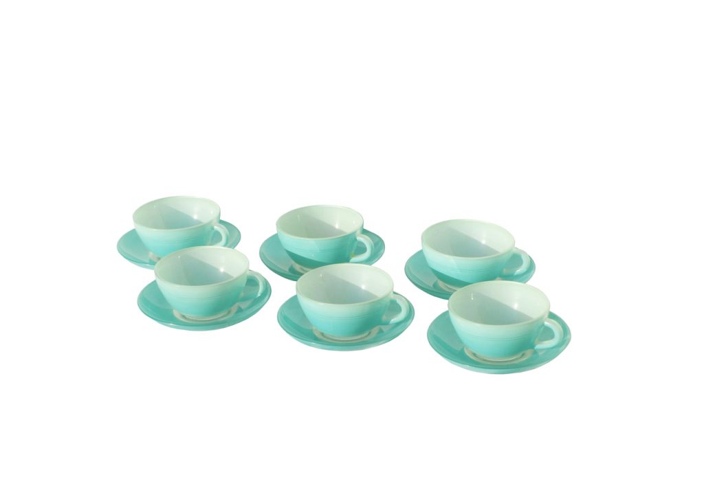Petit plat ovale Camelia Sarreguemines décor bleu - Vintage Family