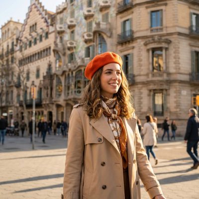 Boina Elosegui naranja