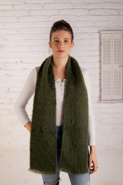 Ezcaray foulard verde caqui