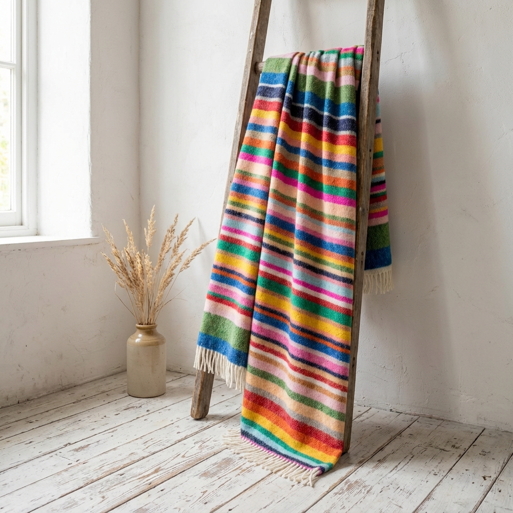 Manta de lana de Val de San Lorenzo - Imagen 2