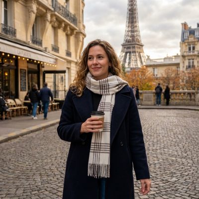 Bufanda lana merino endrinal