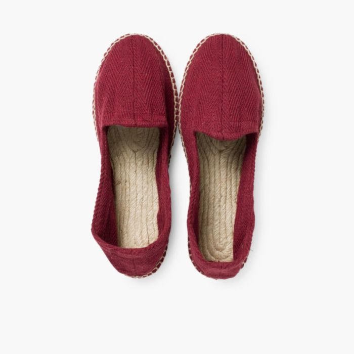 Alpargata de esparto y goma