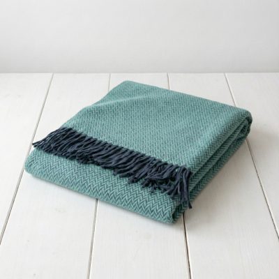 Manta Lana Merino Australiano Extrafino verde