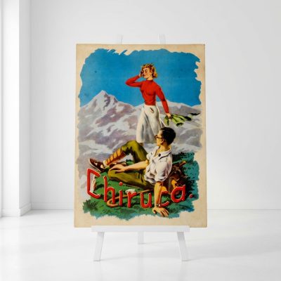 Display de cartón publicidad calzado Chiruca