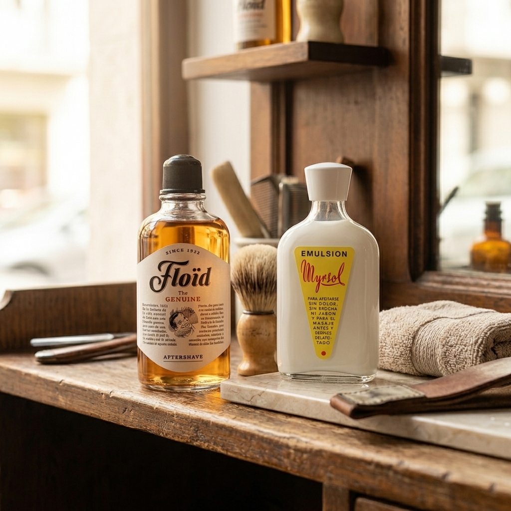 Floid y Myrsol barbería antigua