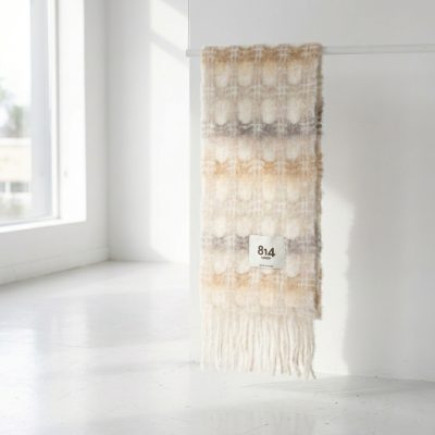 Foulard mohair mía beige