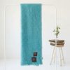 Manta Ezcaray mohair turquesa