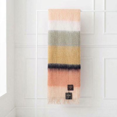 Manta mohair Ezcaray Serenity rayas